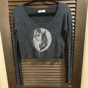 Hollister Lone Wolf crop top